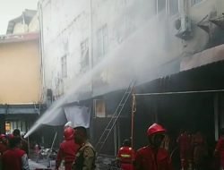 Kebakaran di Mega Mall Kota Bengkulu