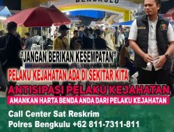 Waspada Kejahatan,Kasat Reskrim: 08117311811 Ini Call Center Kami