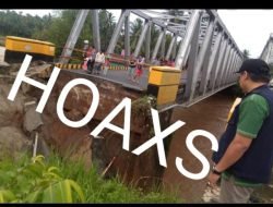 Waspada Berita hoaxs, Foto Jembatan Rawa Putus Itu Hoaxs