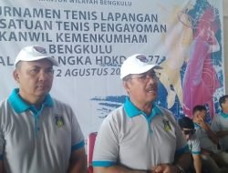 HDKD ke 77, Lapas Bentiring Tuan Rumah Tournamen Tenis Lapangan