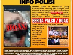 Video Hoaxs Beredar,Tonny:Masyarakt Tetap Waspada dan Minta Pengawalan