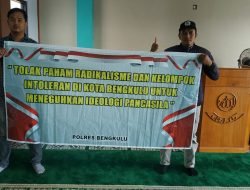 Ciptakan Bengkulu Kondusif,Komunitas Bengkulu Fillah Dukung Kinerja Polresta Bengkulu