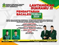 2024 PBB Target kan 5 Kursi di DPRD kota Bengkulu