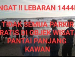 Tidak Semua Parkir Gratis di Objek Wisata Pantai Panjang