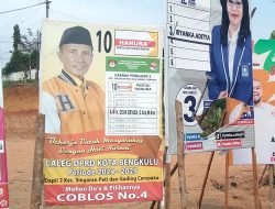 Entah Apa Salah dan Dosa Iryanka Aditya,Hingga Balihonya di Robek Robek