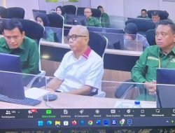 Kajati Bengkulu Ikuti Rapat Persiapan Posko Pemilu Kejaksaan Menjelang Pemungutan Suara pada Pemilu Tahun 2024 Secara Virtual