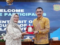 Kepala Biro Umum Kejaksaan Agung Yudi Indra Gunawan  Menerima Audiensi Mahasiswa yang Mengikuti  Student Exchange Program di Universitas Pancasila