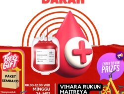 Vihara Rukun Maitreya Siapkan 100 Paket Sembako Untuk Pendonor,Ini Jadwalnya