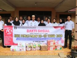 HUT Ke 79 Pengayoman, Lapas Argamakmur  Berbagi Kasih