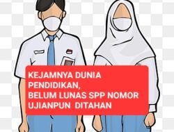 Tak Mampu Bayar SPP Bulan Maret,Nomor Ujian Siswa Ditahan