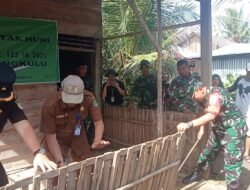 TNI Robohkan Rumah Warga,Pemilik Ucap Terimakasih