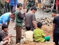 Bangun Komunikasi Bersama Warga, Satgas TMMD Kodim 0407/Kota Bengkulu Tetap Dihati