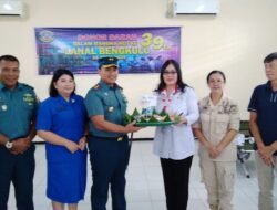 HUT 39,Lanal Dapat Kejutan Dari PMI Kota Bengkulu