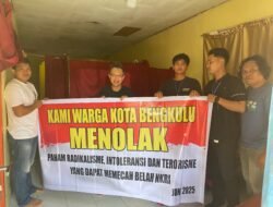 Warga Kota Bengkulu Tolak Paham Radikalisme dan Terorisme