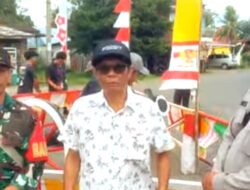 Meriahkan HUT RI Ke-80, Pemdes Taba Lagan Dirikan Tugu Meriam