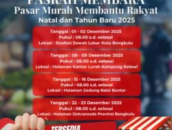 Kejutan Desember,Pasar Murah Pemprov Untuk Masyarakat Bengkulu