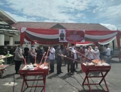 Kejaksaan Negeri Bengkulu Musnahkan Barang Bukti,Dari Narkoba,Senpi, Hingga Kondom