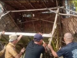 Tegas,Gubuk Dipantai Panjang di Tertibkan