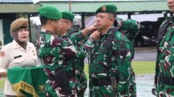 16 Prajurit Ikuti Tradisi Kenaikan Pangkat Kodim 0407 KB