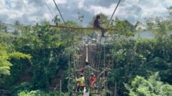 Jembatan Gantung Garuda Dwi Tunggal Rejang Lebong,Finishing,Warga: Terimakasih Pak Presiden