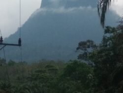 Jembatan Garuda Satukan Cinta Dua Desa Dikaki Gunung Bungkuk