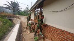 Rehab RTLH  TMMD ke-130 Kodim 0407/Kota Bengkulu 30 Persen di  Minggu Pertama 