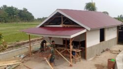 Penuhi Standar Rumah Sehat TMMD ke-130 Kodim 0407/Kota Bengkulu Renovasi RTLH