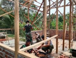 Mimpi Kateni Miliki Rumah Layak Huni Terwujud Dalam  Program TMMD ke-130 Kodim 0407/Kota Bengkulu